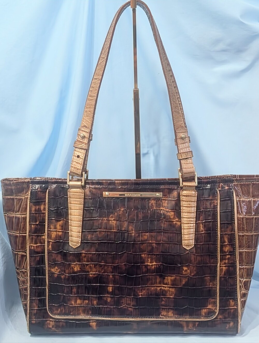 NWOT Brahmin Medium Arno in Tortoise Rouncewell